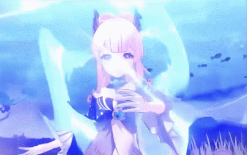 Kokomi Showing Off Her Power GIF