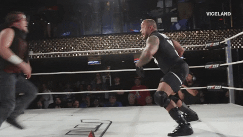 Wwe Body Drop Kick Clash GIF