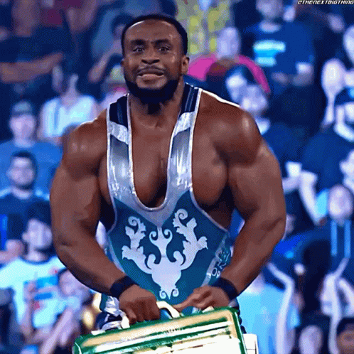 Wwe Wrestler Big E Showing Big Money GIF