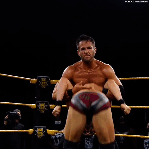 WWE Wrestling Match in Front of Crowd