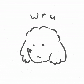 Wya Cute Dog Head GIF