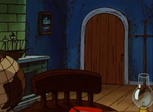 Wya Moomintroll Looking Everywhere GIF