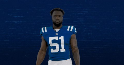 Black Panther Darius Leonard X Arms GIF