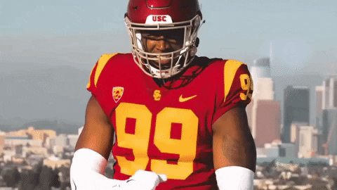 X Crossed Arm Sign Usc Trojan Football GIF