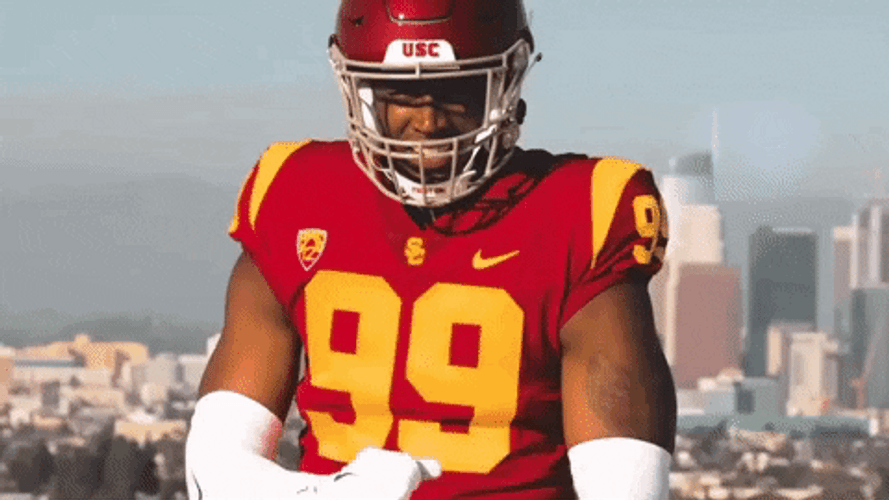 X Crossed Arm Sign USC Trojan Football GIF