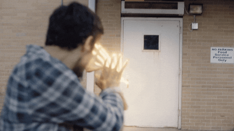 X-men Marvel Laser Door GIF
