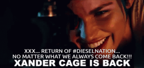 Xander Cage Return GIF