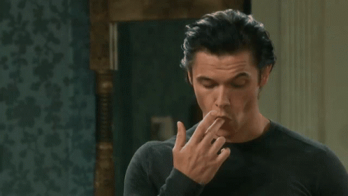 Xander Kiriakis Finger Eating GIF