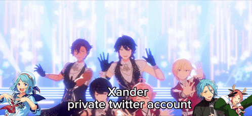 Xander Private Twitter Account Cartoon Group GIF