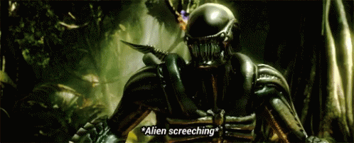 Xenomorph Alien Screeching GIF