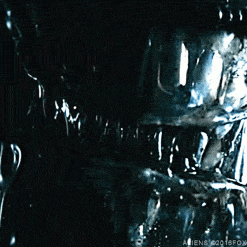Xenomorph Gets Angry GIF