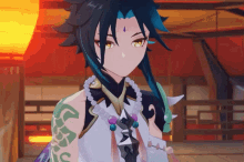 Xiao Bowing Head GIF