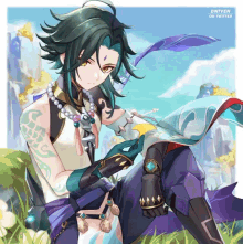 Xiao In A Garden GIF