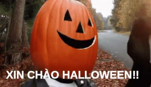 Xin Chao Halloween GIF