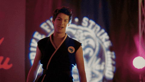Xolo Maridueña Karate Kid GIF