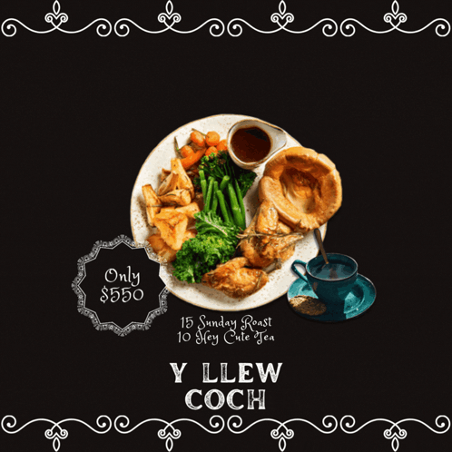 Y Llew Coch Advertisement $550