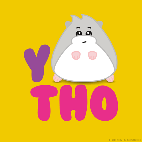 Y Tho Cute Gray Hamster GIF