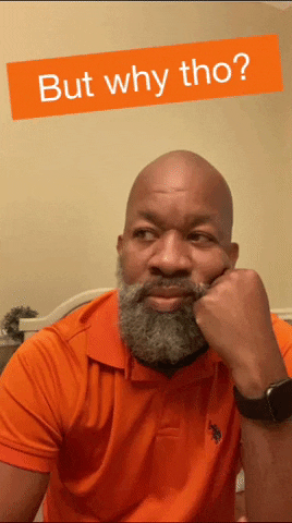 Y Tho Man Wearing Orange Polo GIF