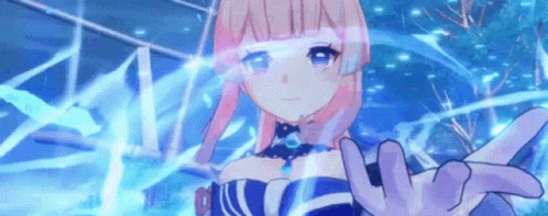 Kokomi Clenching Fist GIF