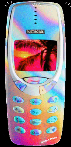 Y2k Aesthetic Nokia 3310 Release GIF