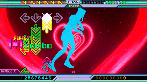 Y2k Classic Dance Revolution Heart GIF