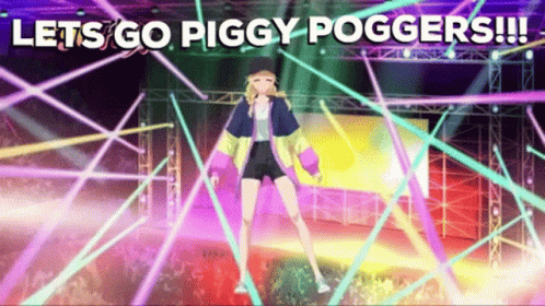 Ya Boy Kongming Eiko Dance Let's Go Piggy Poggers GIF