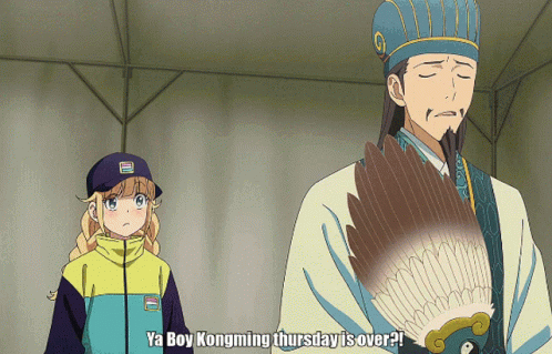 Ya Boy Kongming Is Over Freaking Out GIF