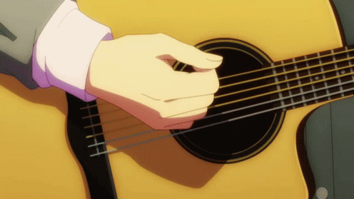 Ya Boy Kongming Strumming Guitar GIF