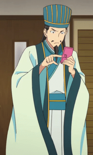 Ya Boy Kongming Zhuge Texting GIF