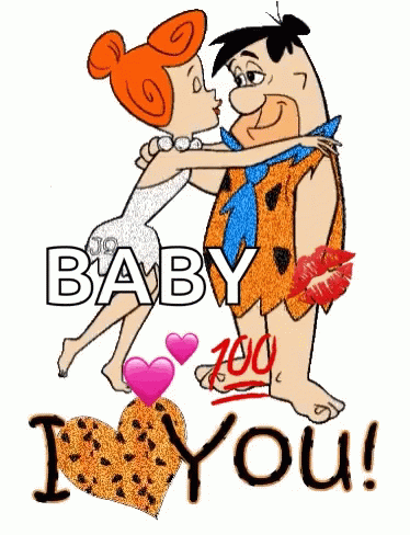 Yabba Dabba Doo Baby I Love You GIF
