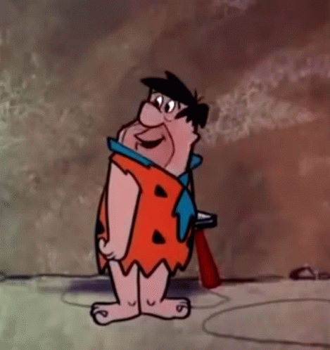 Yabba Dabba Doo Fred Flintstone Excited GIF
