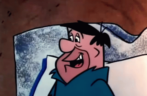 Yabba Dabba Doo Fred Flintstone In Bed GIF