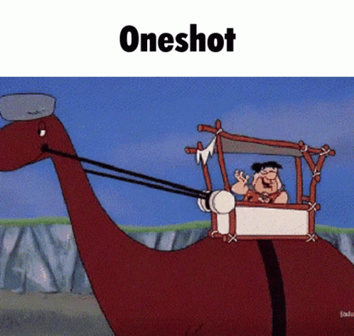 Yabba Dabba Doo Oneshot Fred Flintstone Slide GIF