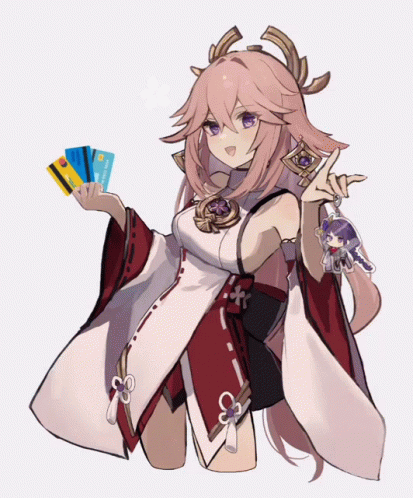 Yae Miko It's Whaling Time GIF
