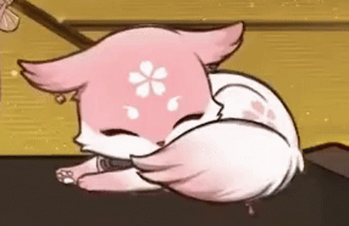 Yae Miko Kawaii Fox Form GIF