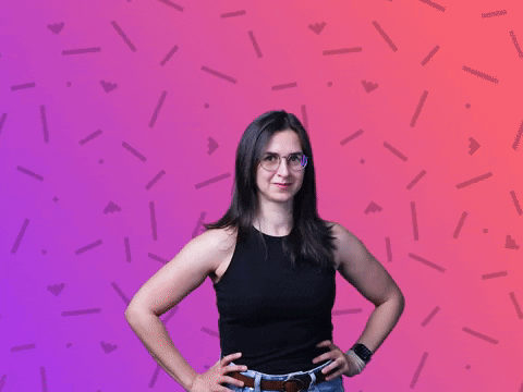 Yael Shelbia Doing Finger Guns Pew Pew GIF