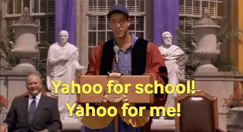 Billy Madison Yahoo For School And For Me GIF