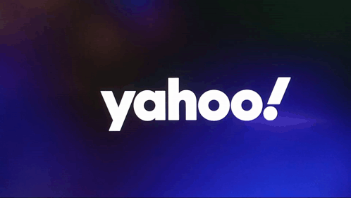 Yahoo Logo On Dark Blue GIF
