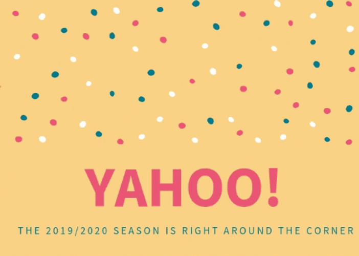 Yahoo Season Is Right Around The Corner GIF
