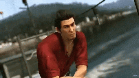 Yakuza Kazuma Kiryu Thumbs Up GIF