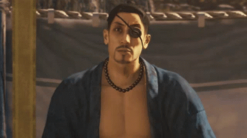 Yakuza Pirate Eye Huh Confused GIF