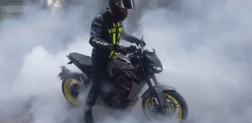 Yamaha Mt 09 Burnout GIF