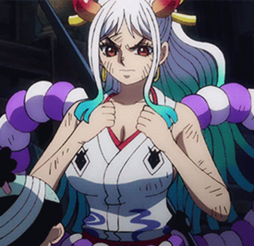 Yamato Flashing Her Chest GIF