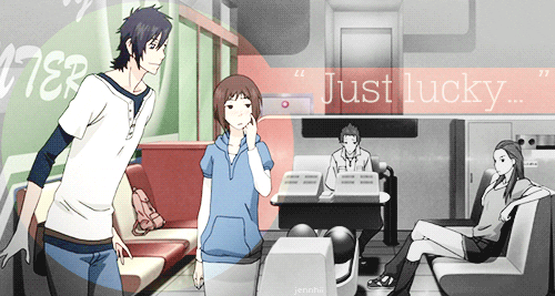 Yamato Kurosawa And Mei Tachibana Fist Bump Each Other GIF