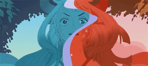 Yamato Seeing Roger Through Luffy GIF