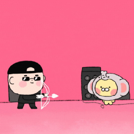 Yamyam Friends Apt Arrow Scene GIF