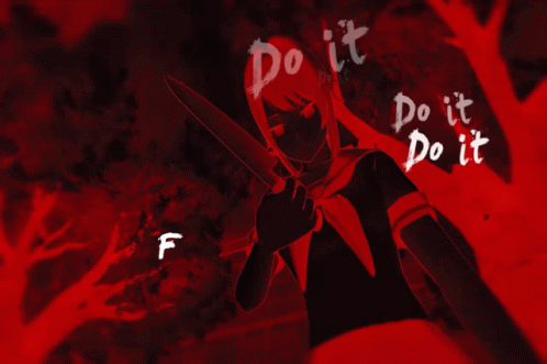 Yandere Simulator Ayano Aishi Do It GIF