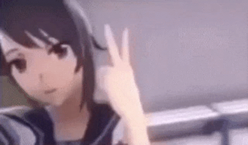 Yandere Simulator Ayano Aishi Peace Out GIF