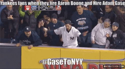 Yankees Fans When They Fire Aaron Boone And Hire Adam Gase #Casetonyy GIF