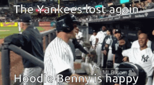 Yankees Sweep Aaron Judge High Five GIF